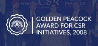 Golden Peacock Award for CSR initiatives, 2008