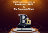 JSW Steel recognised as Best Brand - 2021 by ET